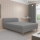Cama tapizada BRISBANE 110x200 cm gris