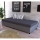Cama tapizada con almacenamiento CORY 80x200 gris