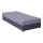 Cama tapizada con almacenamiento JACOB XL, capacidad de carga 130 kg, 90x200 cm, gris