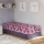 Cama tapizada con arcón ESTEL 90x200 cm gris