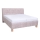Cama tapizada con colchón y espacio de almacenamiento VIOLET 160x200 cm beige