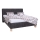 Cama tapizada con colchón y espacio de almacenamiento VIOLET 160x200 cm gris oscuro