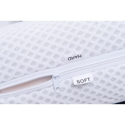 Cama tapizada con colchón y práctico espacio de almacenamiento VIOLET 160x200 cm beige