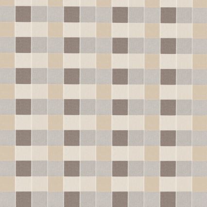 Cama tapizada con espacio de almacenamiento y colchón GEORGE 140 x 200 cm, color marrón