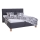 Cama tapizada con práctico espacio de almacenamiento MARIA 180x200 cm, sin colchón, color gris