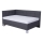 Cama tapizada MARIA PETITE 120x200 cm con espacio de almacenamiento, sin colchón, gris