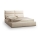 Cama tapizada sin colchón BASIL 160x200 cm beige