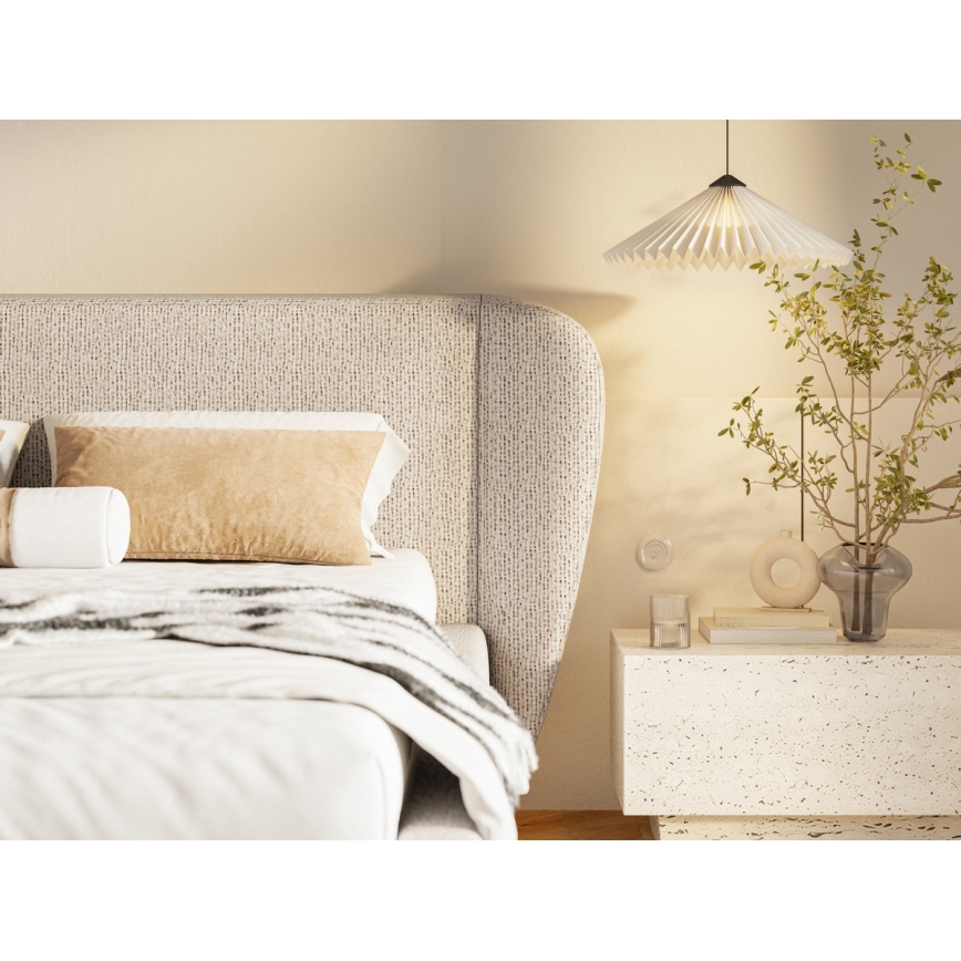 Cama tapizada sin colchón DALIA 180x200 cm beige
