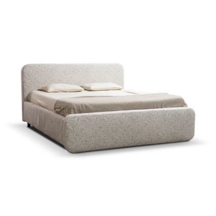 Cama tapizada sin colchón LAJLA 160x200 cm beige