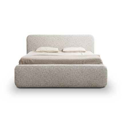 Cama tapizada sin colchón LAJLA 160x200 cm beige