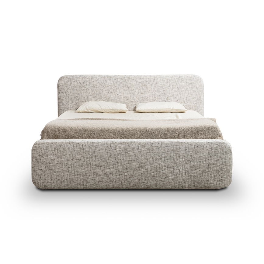 Cama tapizada sin colchón LAJLA 160x200 cm beige
