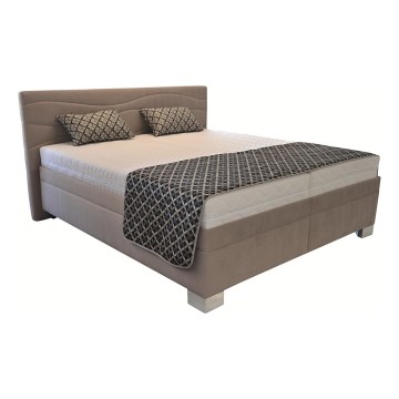 Cama tapizada WINDSOR 180x200 cm sin colchón beige
