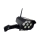 Cámara de seguridad solar LED decorativa con sensor LED/3,7V 1200 mAh IP44 negra + mando a distancia