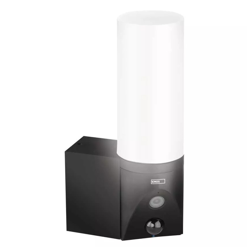 Cámara inteligente LED para exteriores con luz GoSmart LED/12W/230V 3200K IP65 Wi-Fi Tuya negra