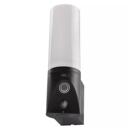Cámara inteligente LED para exteriores con luz GoSmart LED/12W/230V 3200K IP65 Wi-Fi Tuya negra