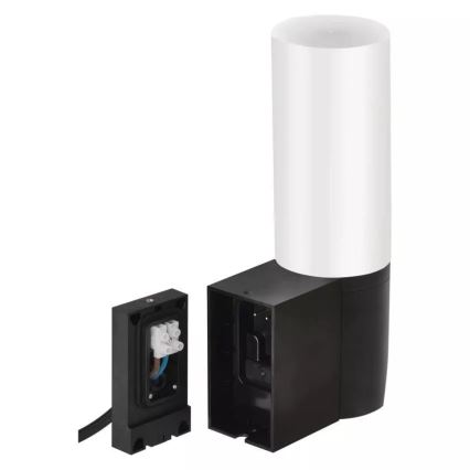 Cámara inteligente LED para exteriores con luz GoSmart LED/12W/230V 3200K IP65 Wi-Fi Tuya negra