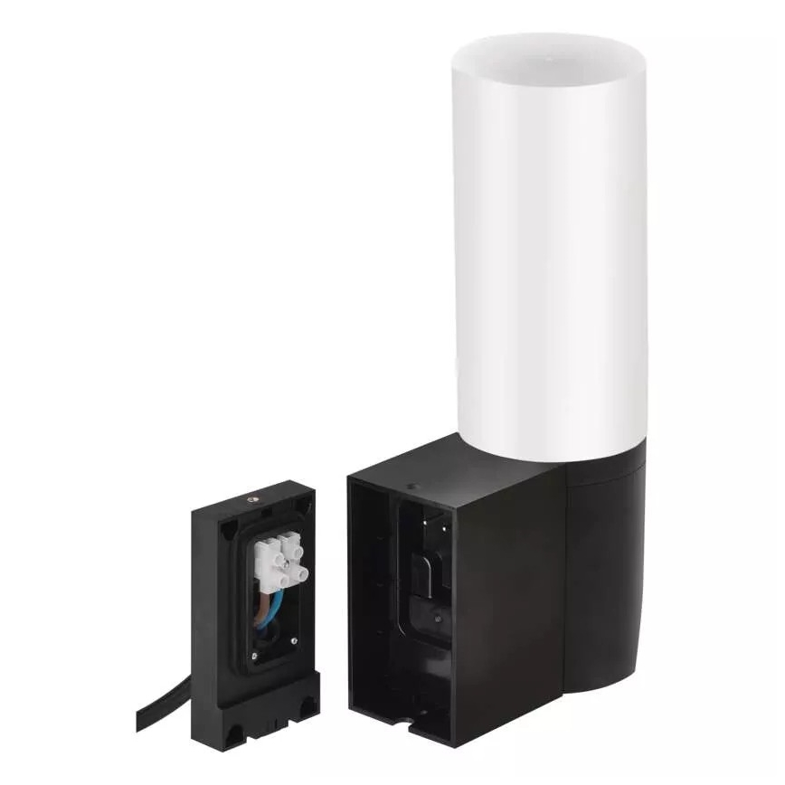 Cámara inteligente LED para exteriores con luz GoSmart LED/12W/230V 3200K IP65 Wi-Fi Tuya negra