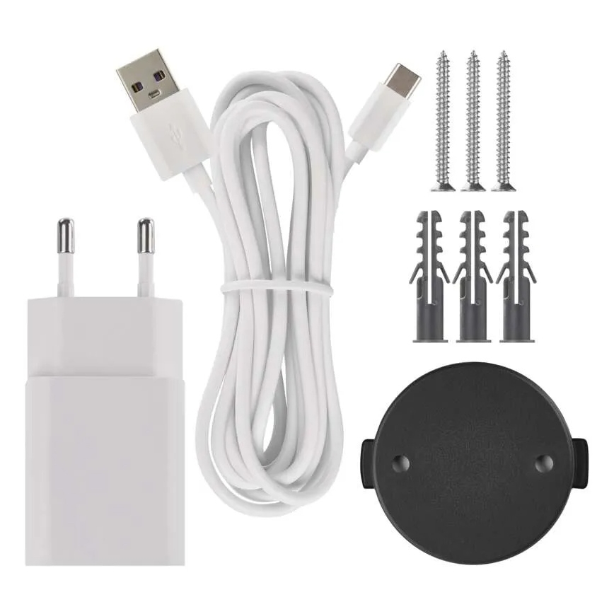 Cámara giratoria inteligente de interior con sensor de movimiento GoSmart 5V Wi-Fi Tuya blanco