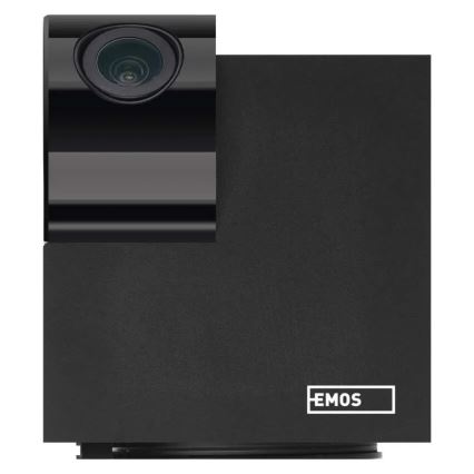 Cámara interior inteligente giratoria con sensor de movimiento GoSmart 5V Wi-Fi Tuya negra