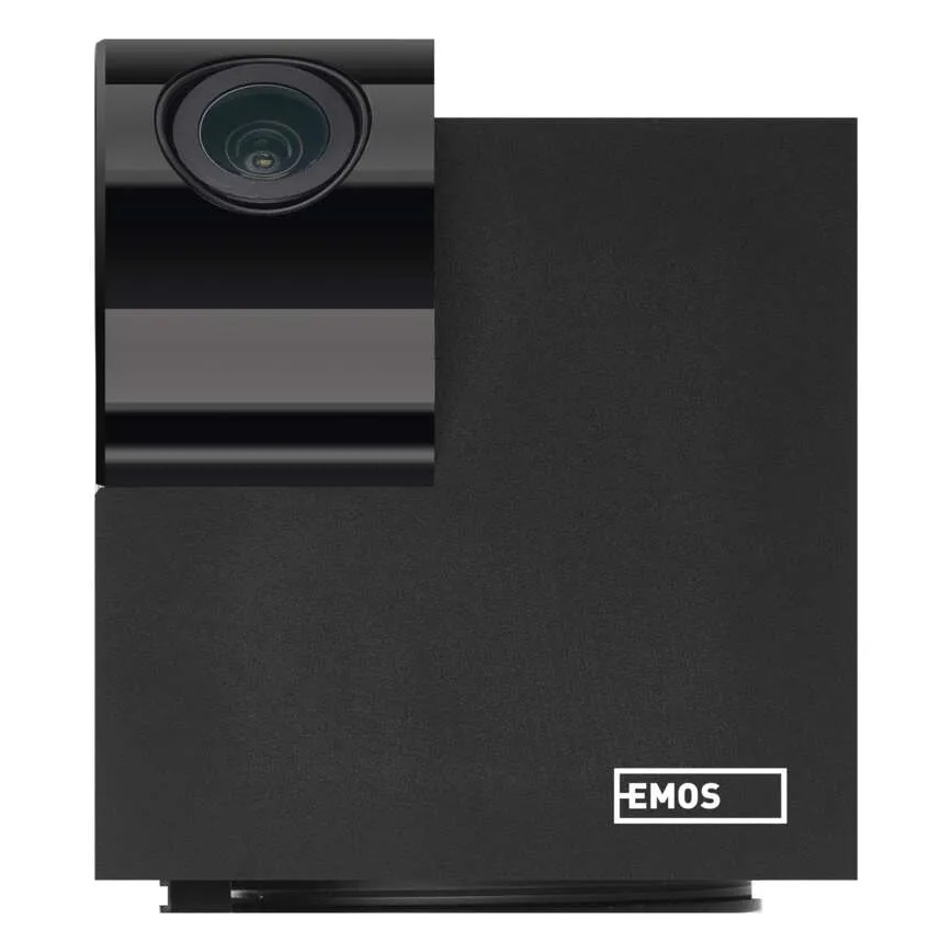 Cámara interior inteligente giratoria con sensor de movimiento GoSmart 5V Wi-Fi Tuya negra