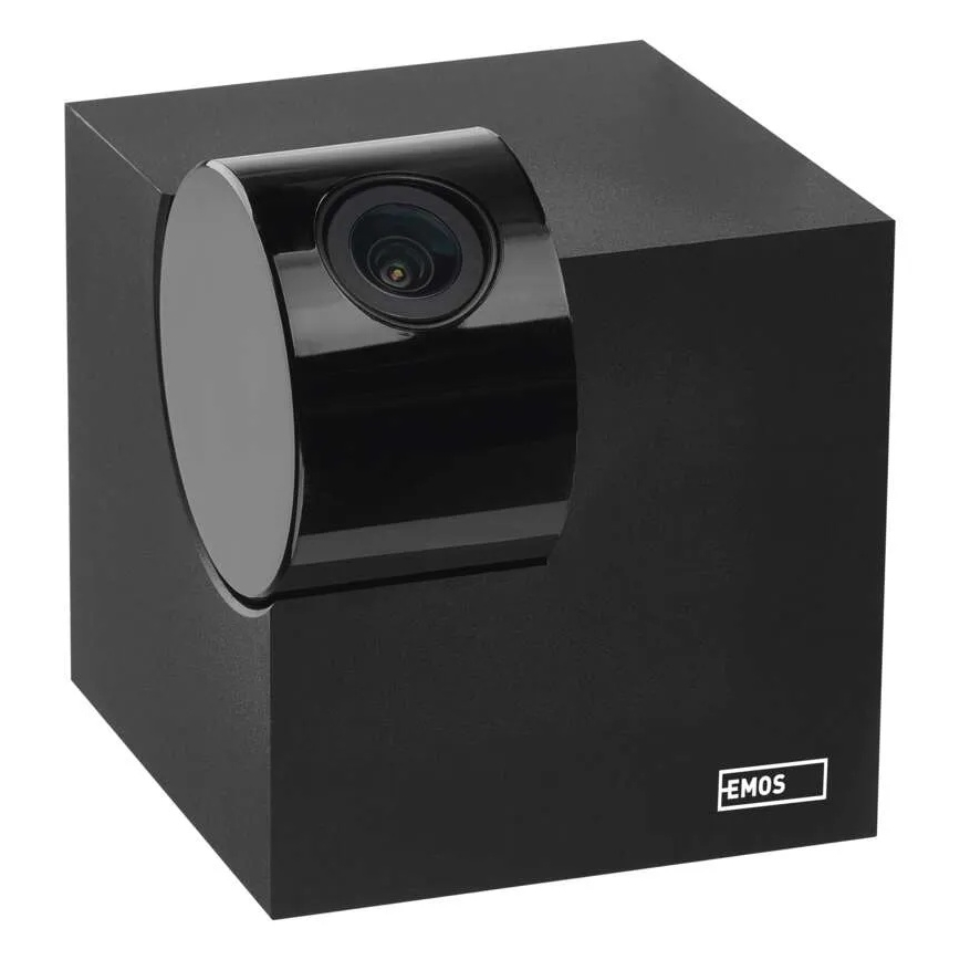 Cámara interior inteligente giratoria con sensor de movimiento GoSmart 5V Wi-Fi Tuya negra