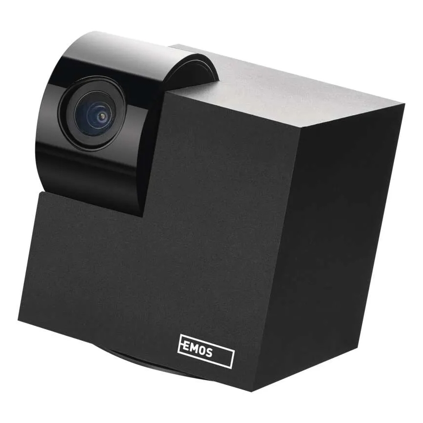 Cámara interior inteligente giratoria con sensor de movimiento GoSmart 5V Wi-Fi Tuya negra