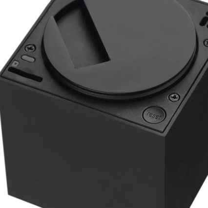 Cámara interior inteligente giratoria con sensor de movimiento GoSmart 5V Wi-Fi Tuya negra