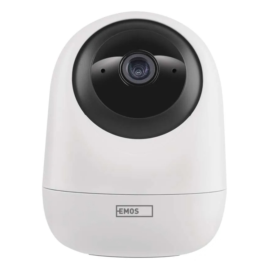 Cámara interior inteligente giratoria con sensor de movimiento GoSmart 5V Wi-Fi Tuya blanca