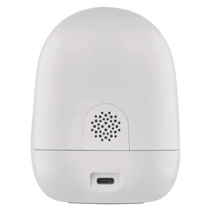 Cámara interior inteligente giratoria con sensor de movimiento GoSmart 5V Wi-Fi Tuya blanca