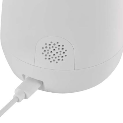 Cámara interior inteligente giratoria con sensor de movimiento GoSmart 5V Wi-Fi Tuya blanca