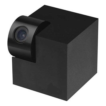 Cámara interior inteligente giratoria con sensor de movimiento GoSmart 5V Wi-Fi Tuya negra