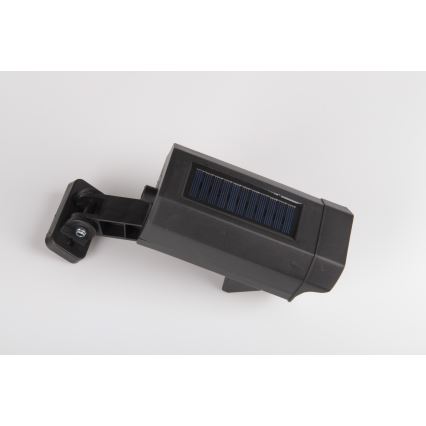 Cámara simulada LED de seguridad con sensor y panel solar LED/5W/5,5V 800 mAh IP65 + control remoto