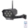 Cámara simulada LED de seguridad con sensor y panel solar LED/5W/5,5V 800 mAh IP65 + control remoto