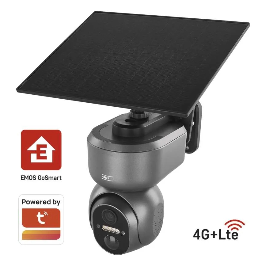 Cámara solar inteligente con sensor GoSmart 4G/LTE 10400 mAh 5V IP65 Tuya