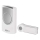 Campana inalámbrica 3xAA/1xCR2032 IP44 blanco/plata