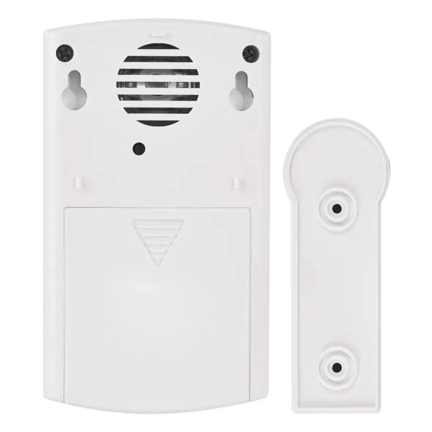 Campana inalámbrica 3xAA/1xCR2032 IP44 blanco/plata