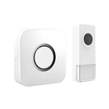 Campana inalámbrica 3xAAA/1xA23 IP55 blanco