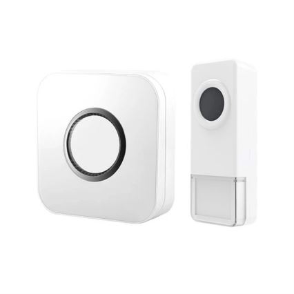 Campana inalámbrica 3xAAA/1xA23 IP55 blanco