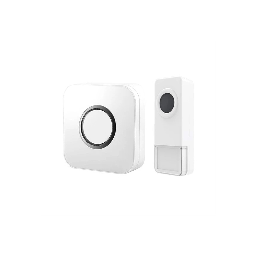 Campana inalámbrica 3xAAA/1xA23 IP55 blanco