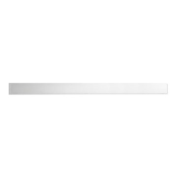 Canal de desagüe 99,5x2,3 cm acero inoxidable/plateado