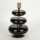 Candelabro 23x15 cm negro/dorado