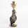 Candelabro decorativo 32,5x15,5x11 cm negro/dorado
