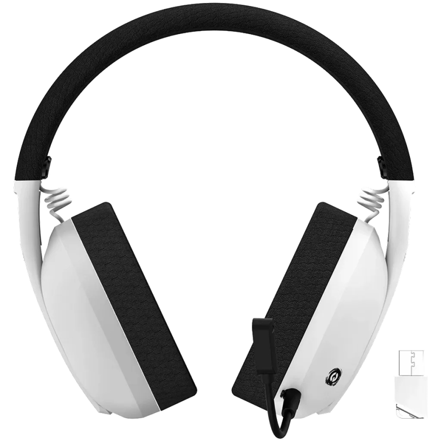 Canyon - Audífonos inalámbricos con un micrófono 400 mAh blanco