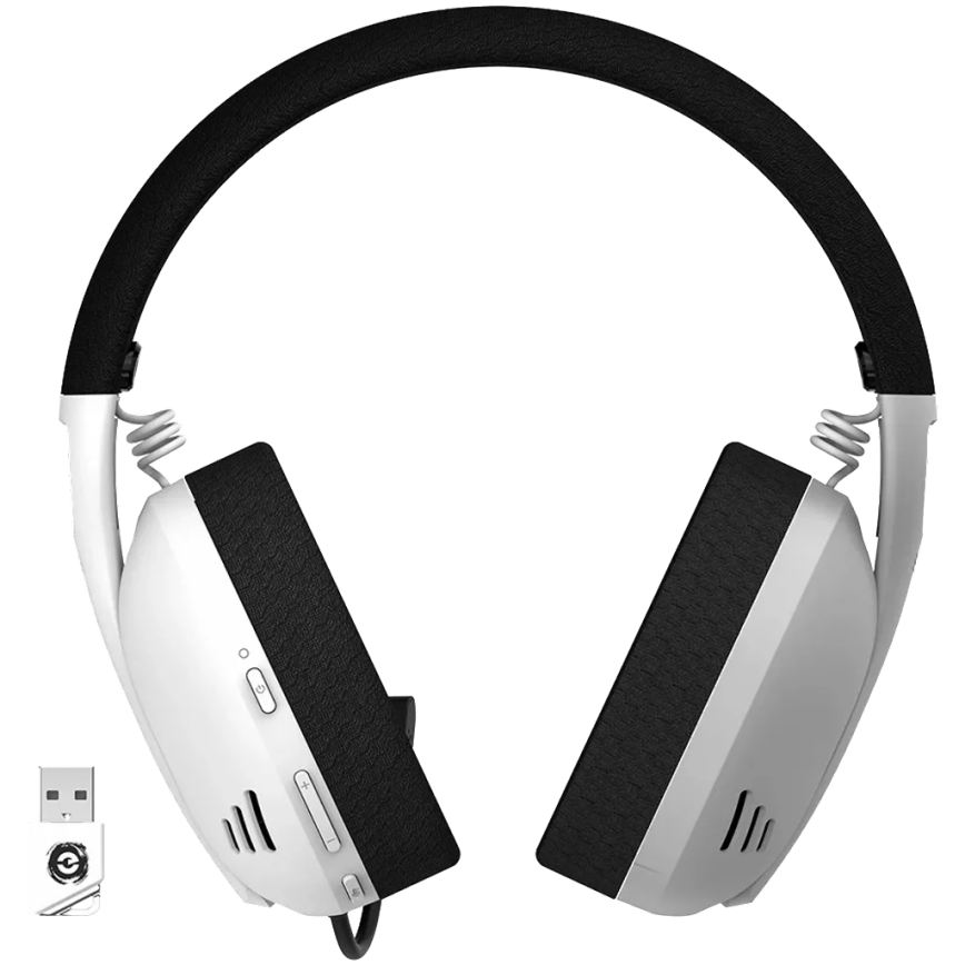 Canyon - Audífonos inalámbricos con un micrófono 400 mAh blanco