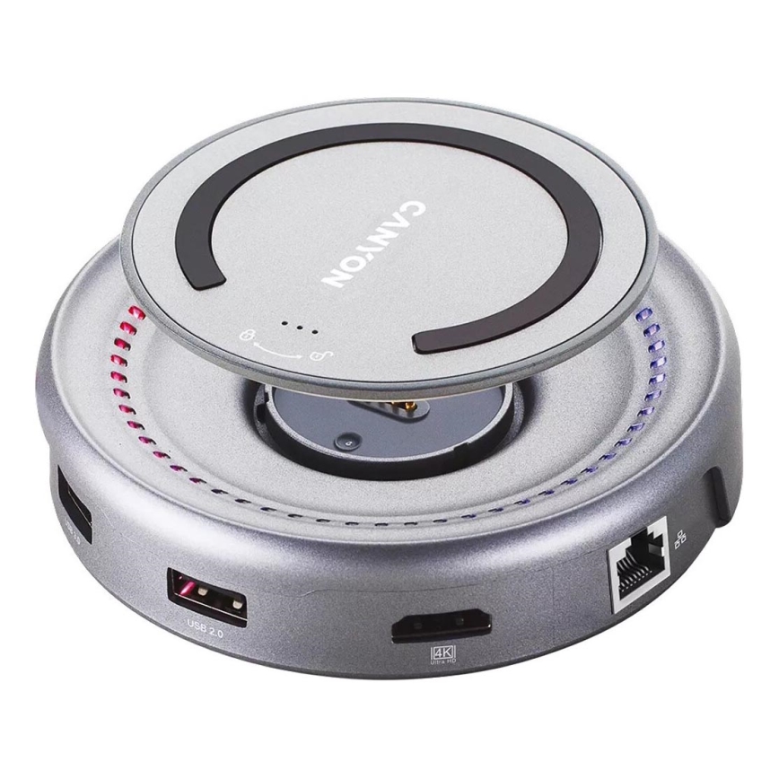Canyon - Concentrador multipuerto con cargador e interfaz USB