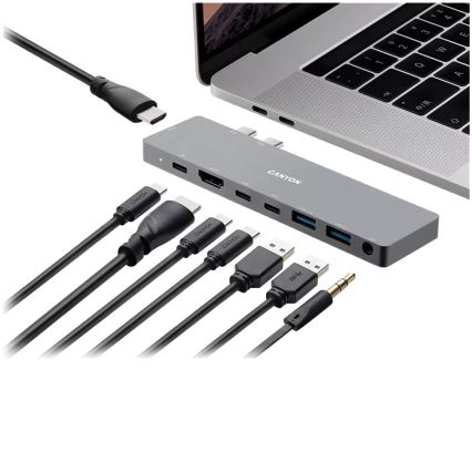 Canyon - Estación de acoplamiento con Power Delivery para MacBook 8en1