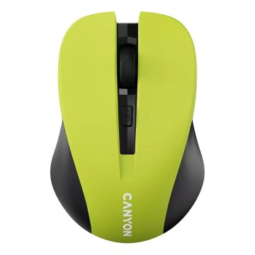 Canyon - Ratón inalámbrico 800/1000/1200 DPI 2xAAA amarillo