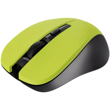 Canyon - Ratón inalámbrico 800/1000/1200 DPI 2xAAA amarillo