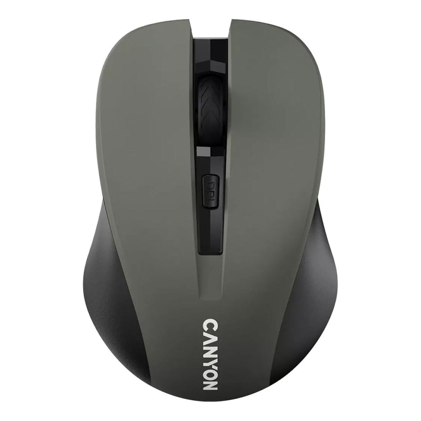 Canyon - Ratón inalámbrico 800/1000/1200 DPI 2xAAA gris