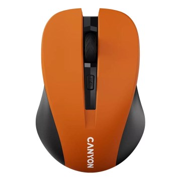 Canyon - Ratón inalámbrico 800/1000/1200 DPI 2xAAA naranja